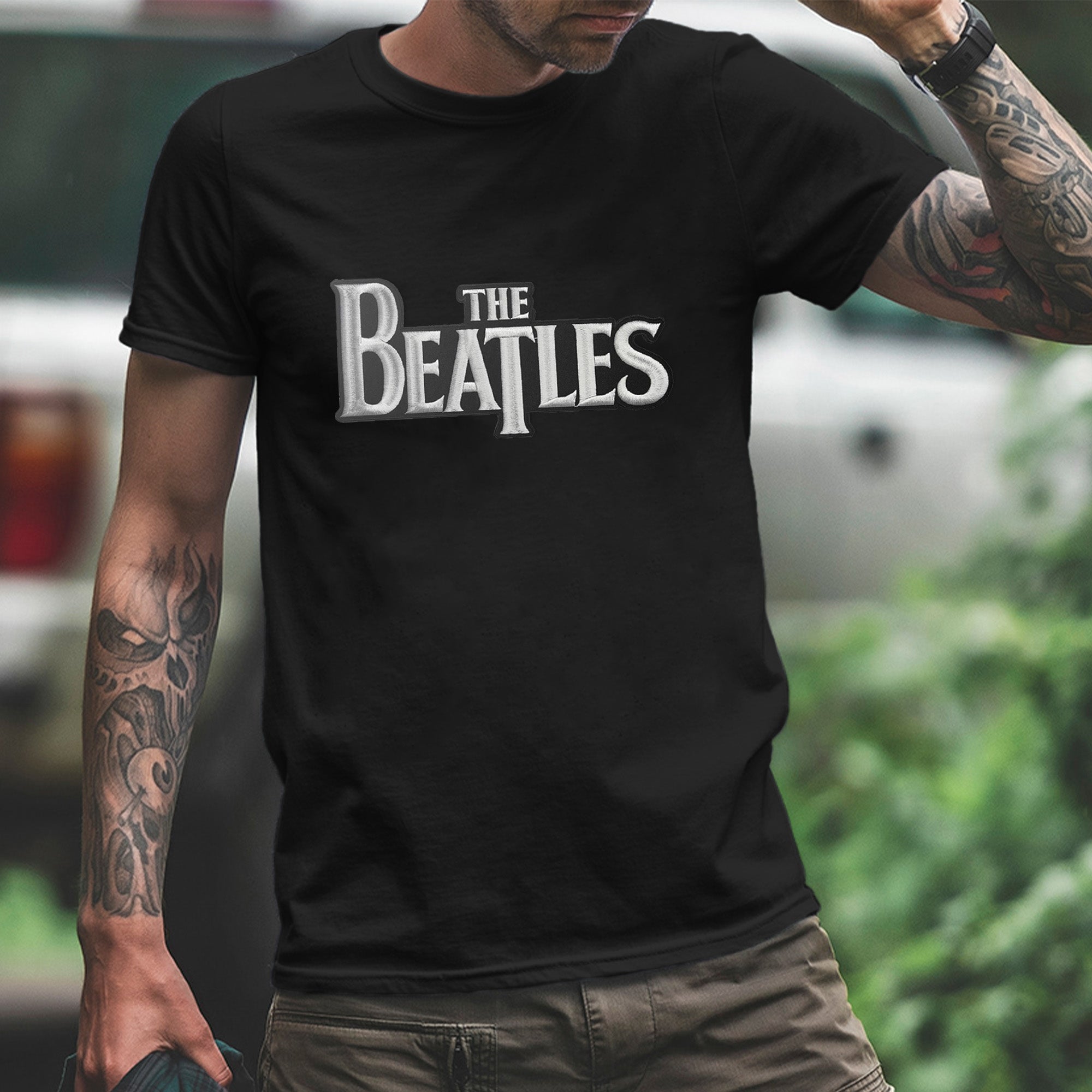 Custom T-Shirts with Patch - Rock 'n' Roll