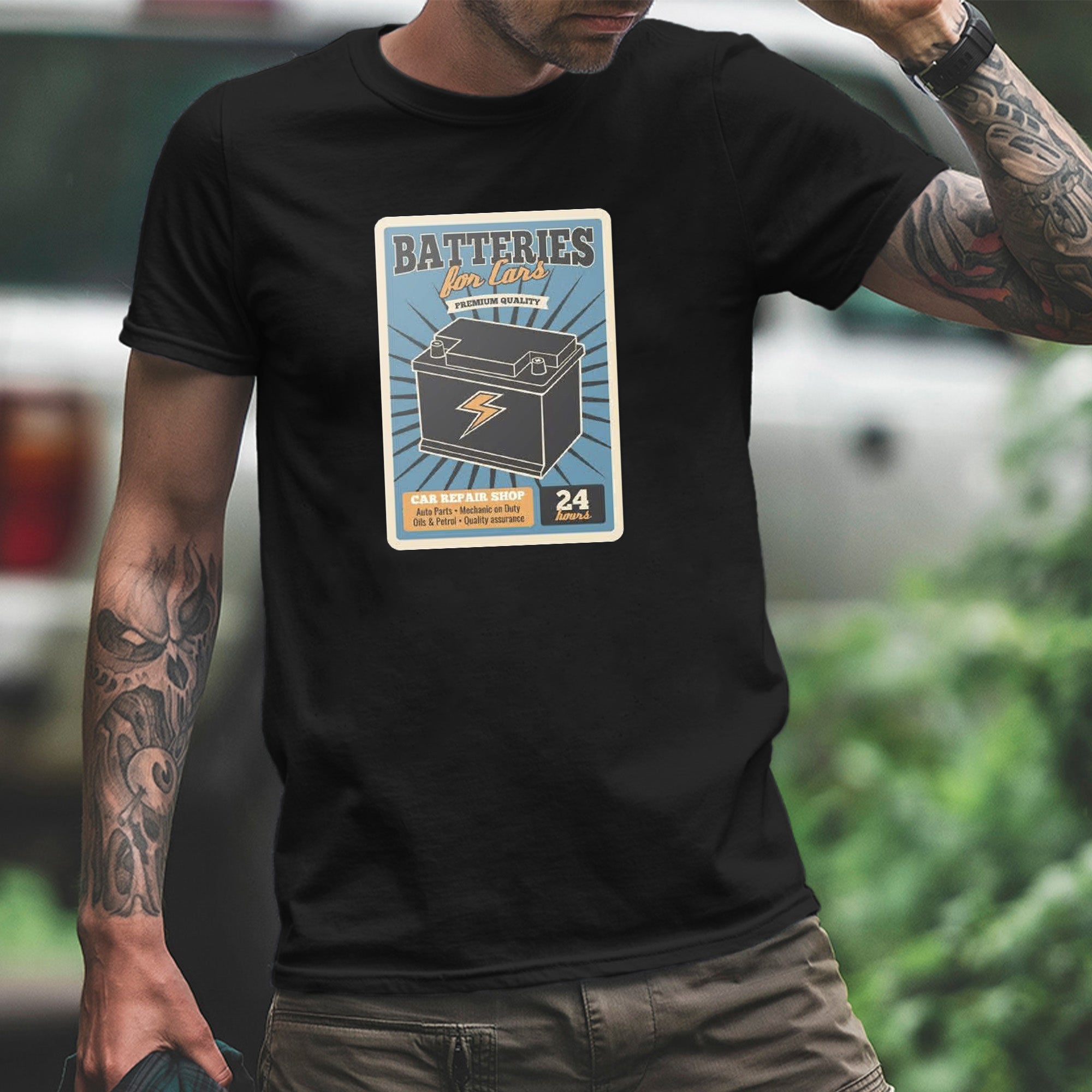 Custom T-Shirts with Patch - Rock 'n' Roll