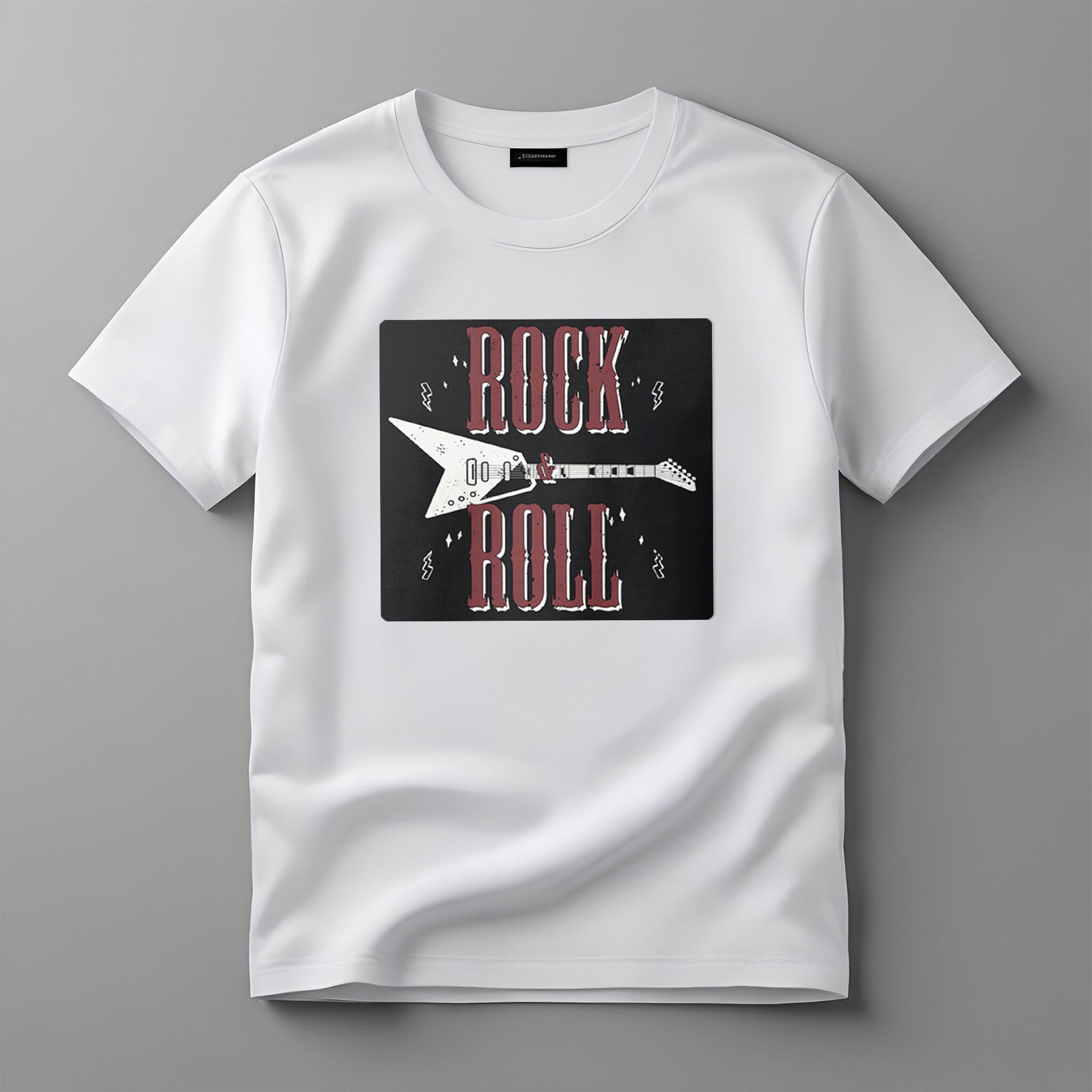 Custom T-Shirts with Patch - Rock 'n' Roll