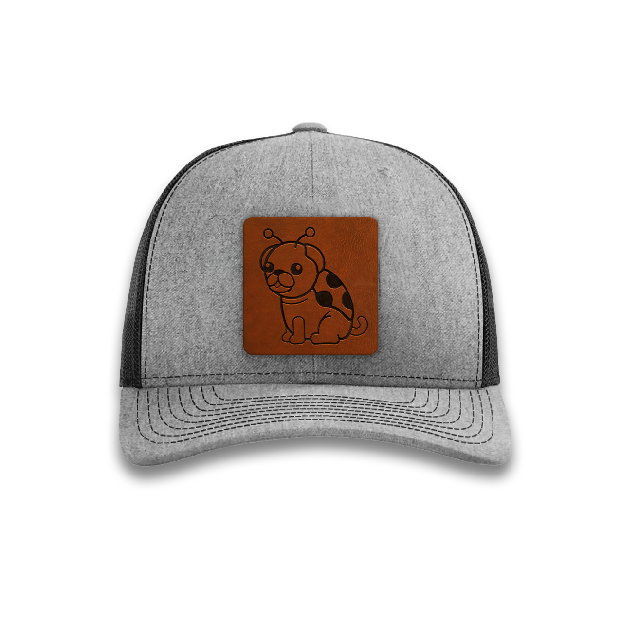 PET PAWSITIVITY TRUCKER - LEATHER PATCH